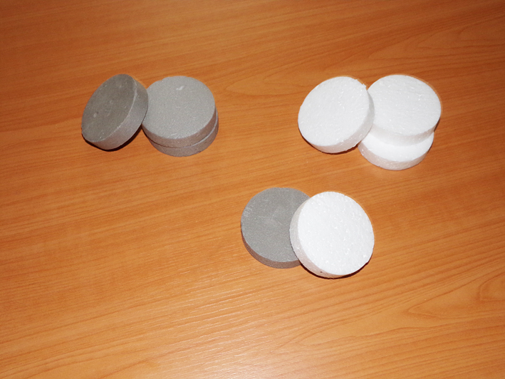 Izolační polystyrénové zátky (foto 1)