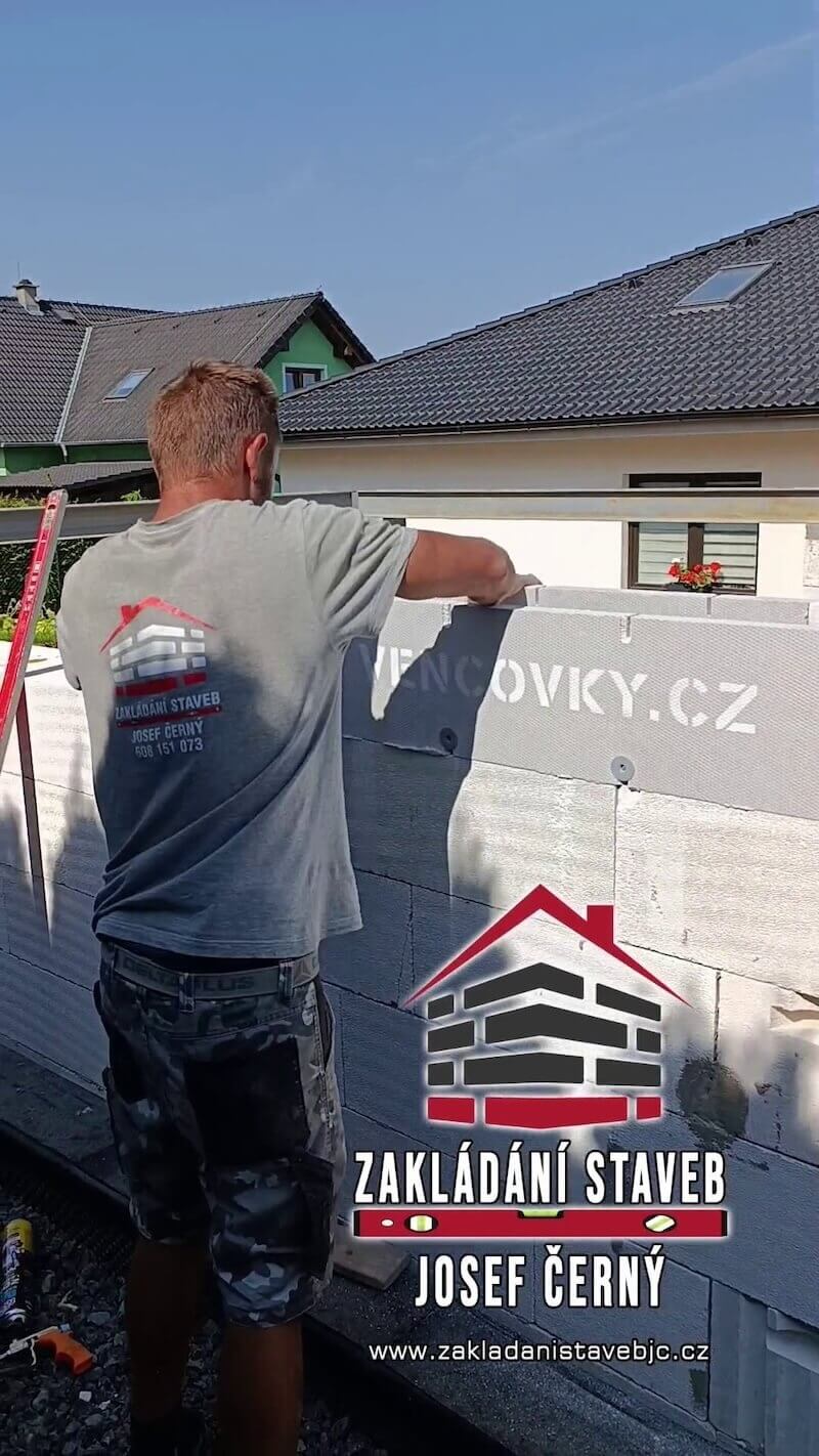 Izolační věncovky Stavomodul – realizace na Havlíčkobrodsku