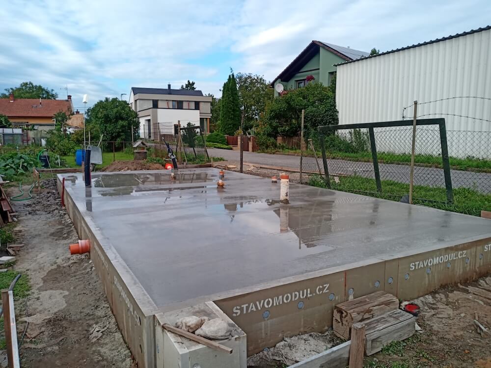 Zhotovení základů s tvarovkami TERMO